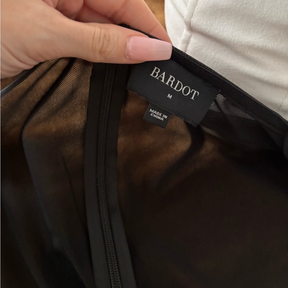 BARDOT Diamante Bodysuit in Black - Picture 9 of 11